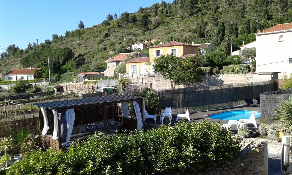 Au Paradis Cathare Fraissé-des-Corbières Εξωτερικό φωτογραφία